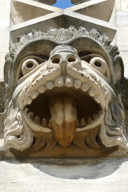 Gargoyle on King's College Chapel. Gargoyle on King's College Chapel.