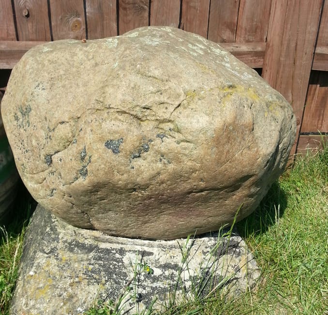 The rock in the beer garden at the Boot