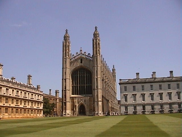 Kings College Chapel in summer
