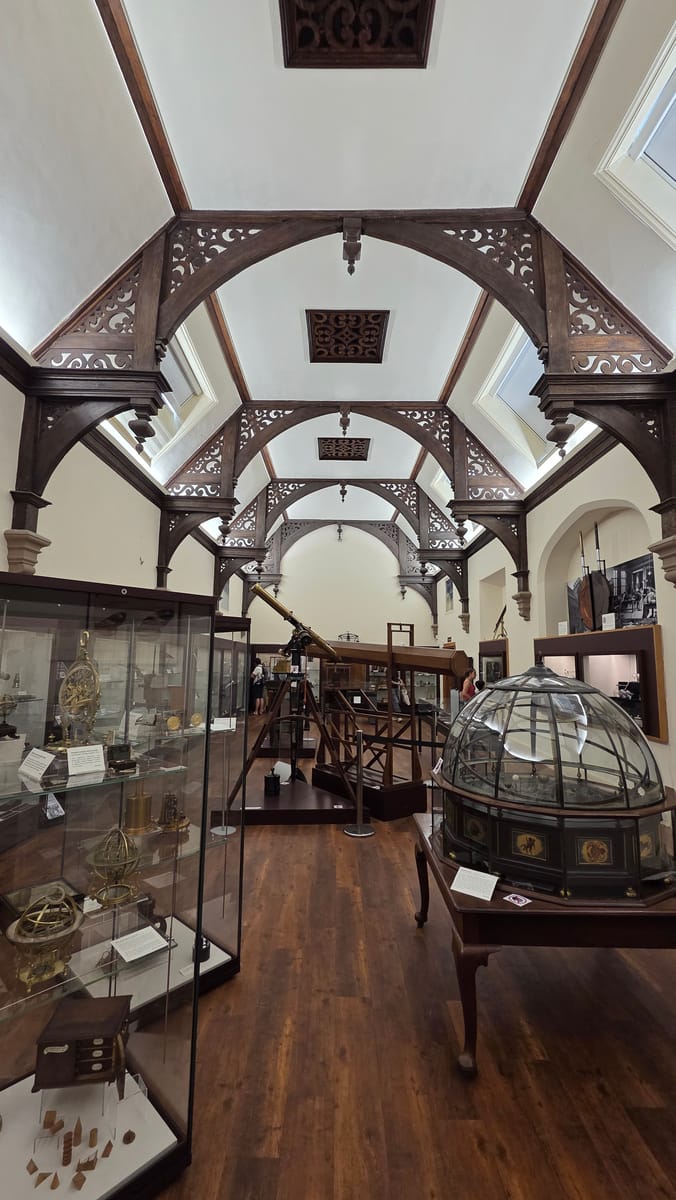 The main gallery under its timber roof