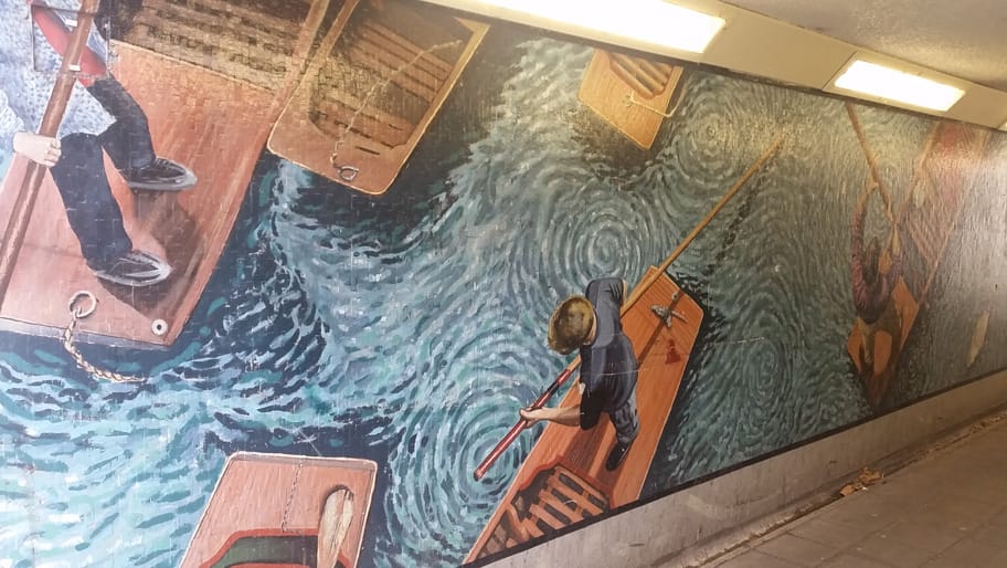 Newmarket road subway mural