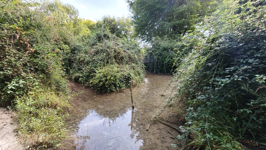 Nine Wells chalk spring